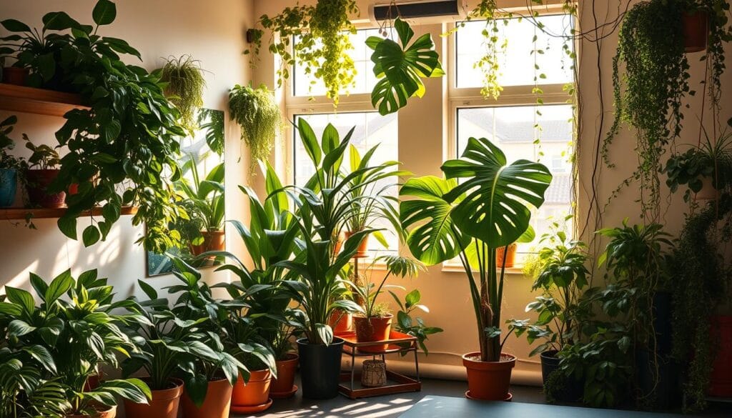 home gym plants