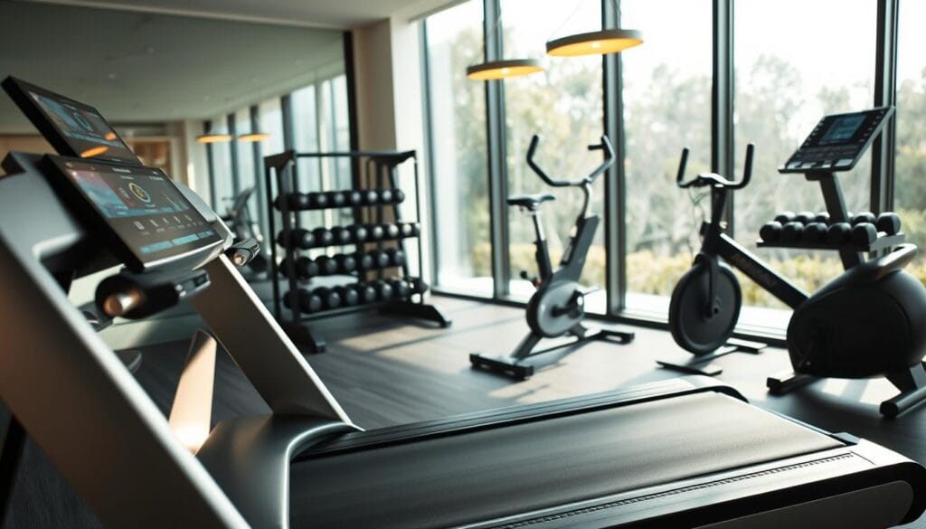 home gym technology integration