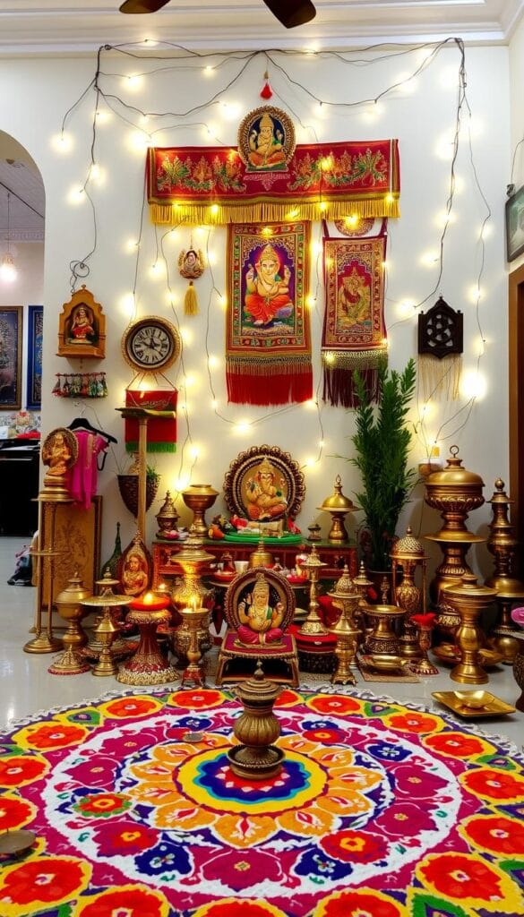 indian home decor for ganesh chaturthi