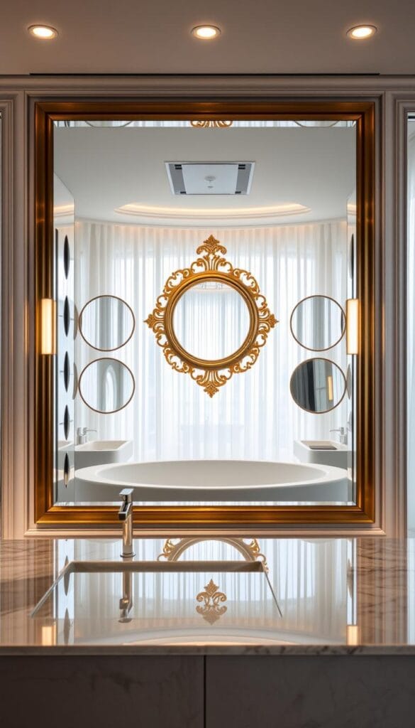 interior design bathroom decor mirrors