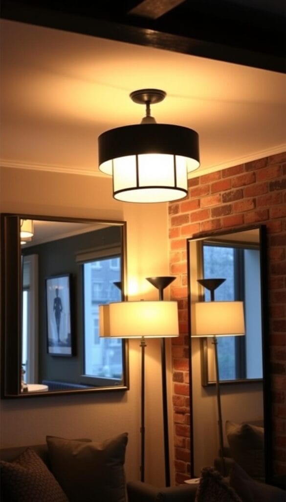 layered lighting ideas for small homes