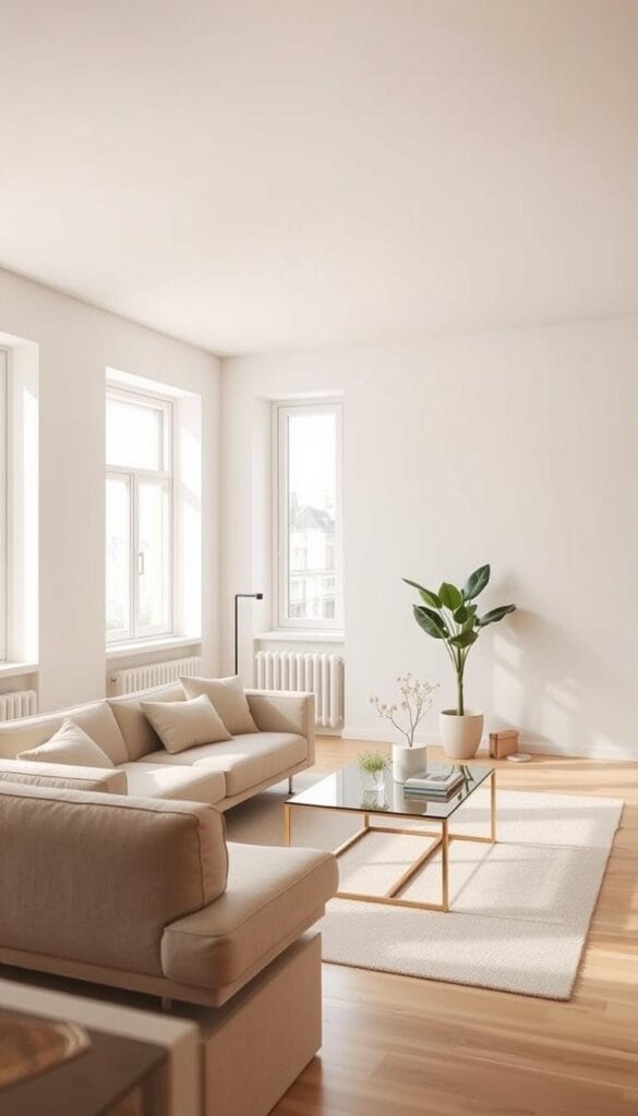 minimalist apartment decor