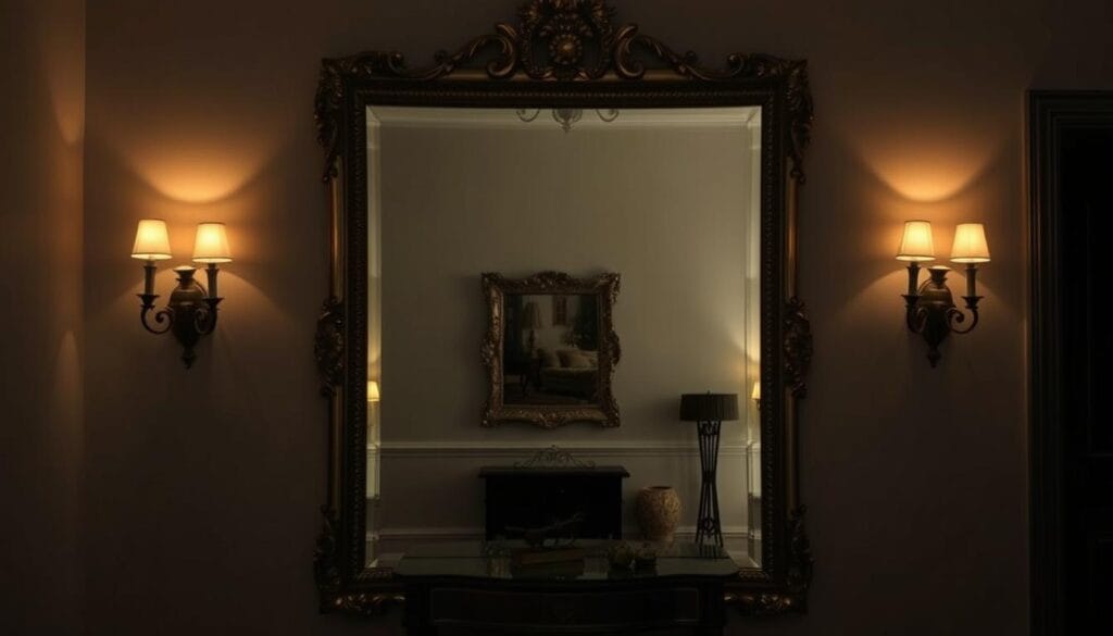 mirrors creating illusion of space