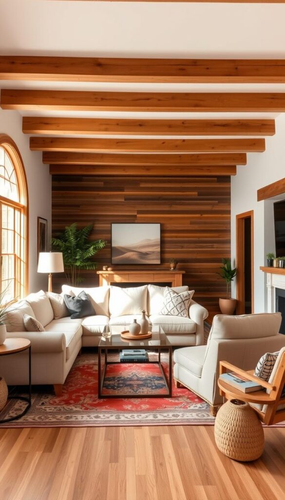 modern rustic kentucky decor living room with minimalist elements