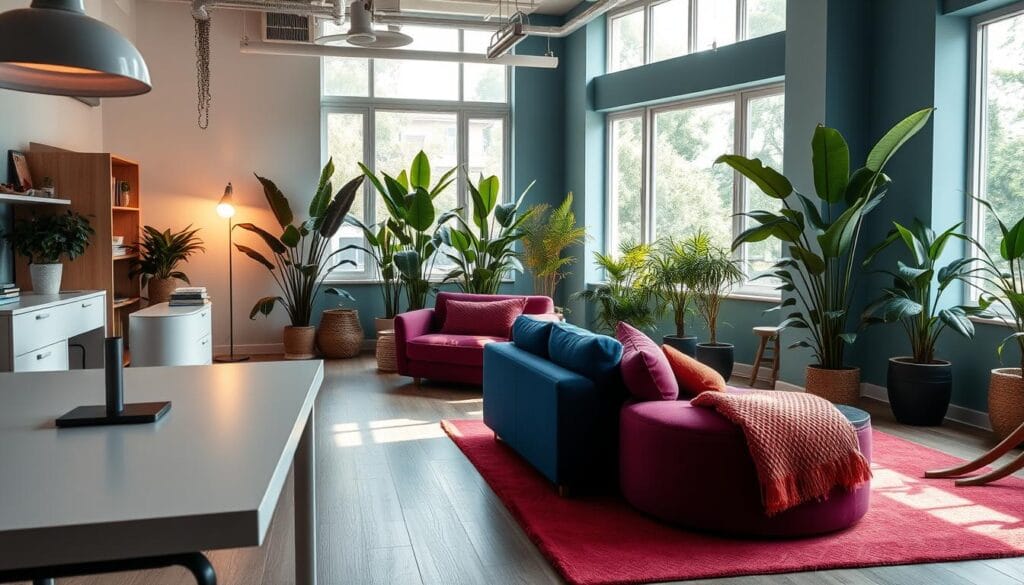 modern studio decor color palette