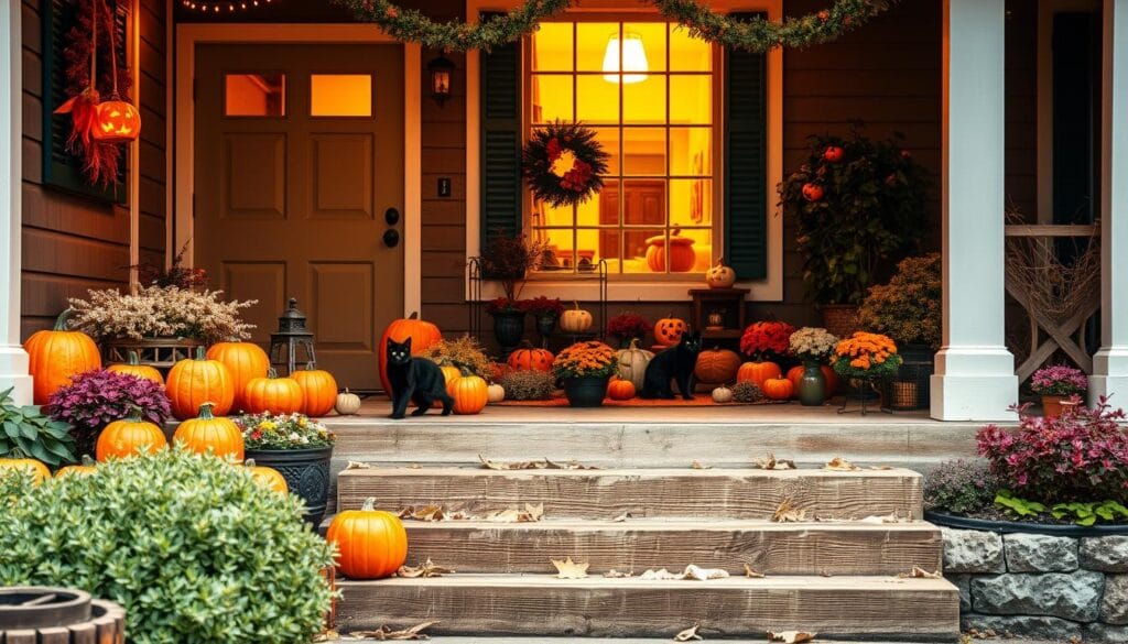 outdoor Halloween home decor ideas