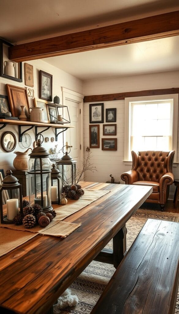 rustic farmhouse decor elements