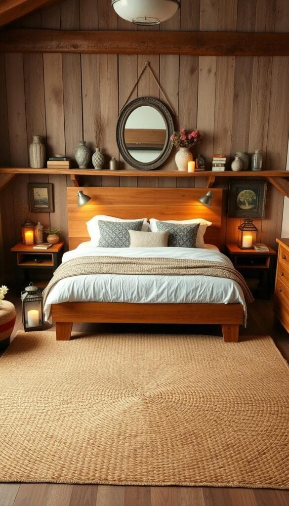 rustic home decor bedroom ideas