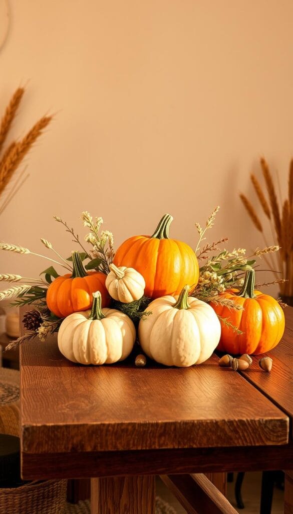 seasonal home styling pumpkin centerpiece
