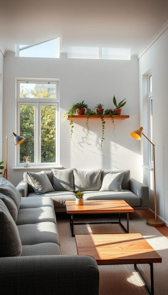 small apartment decor ideas natural light