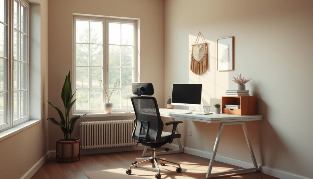 small space office decor