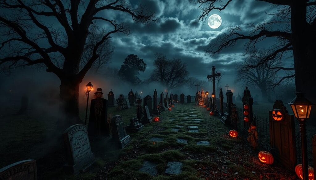 spooky outdoor decorations