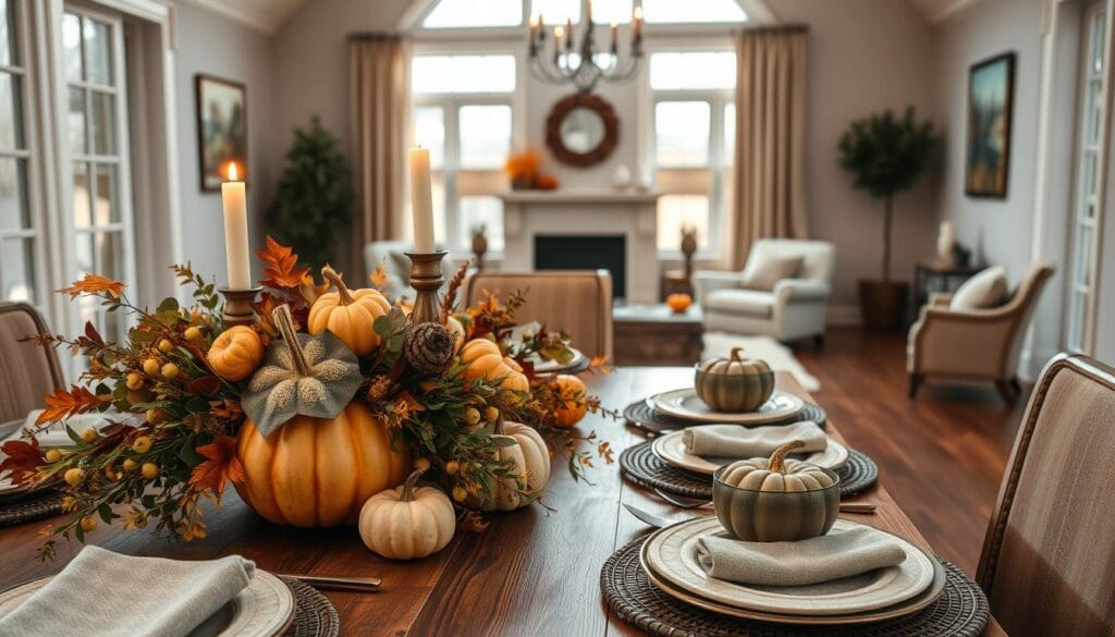 stylish thanksgiving decor