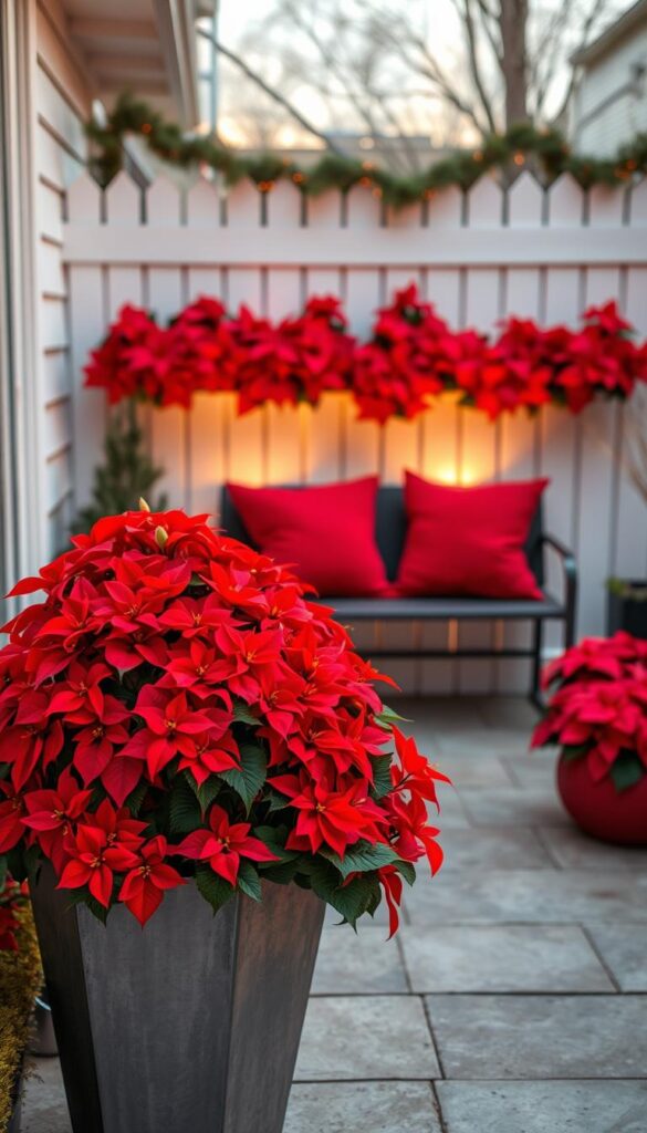unexpected red holiday decor