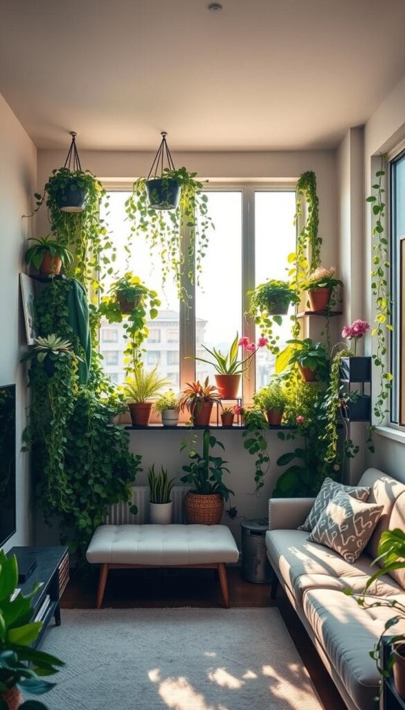vertical garden small living room