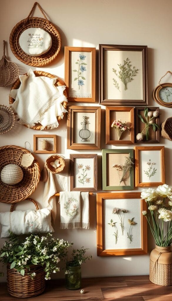 vintage DIY projects for cottage core walls