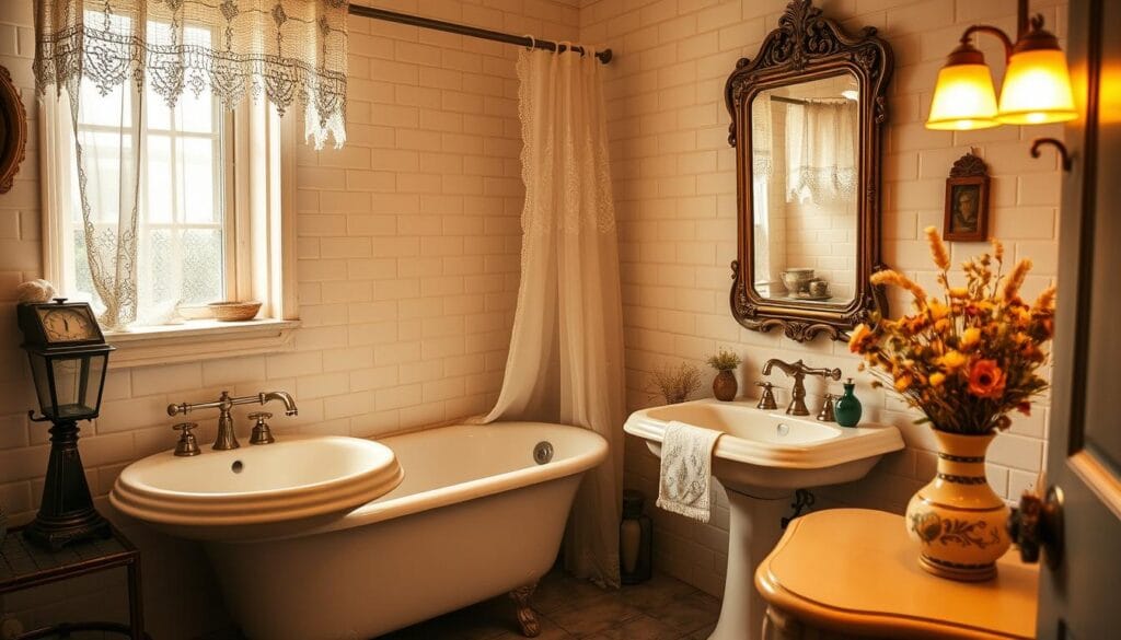 vintage bathroom decor