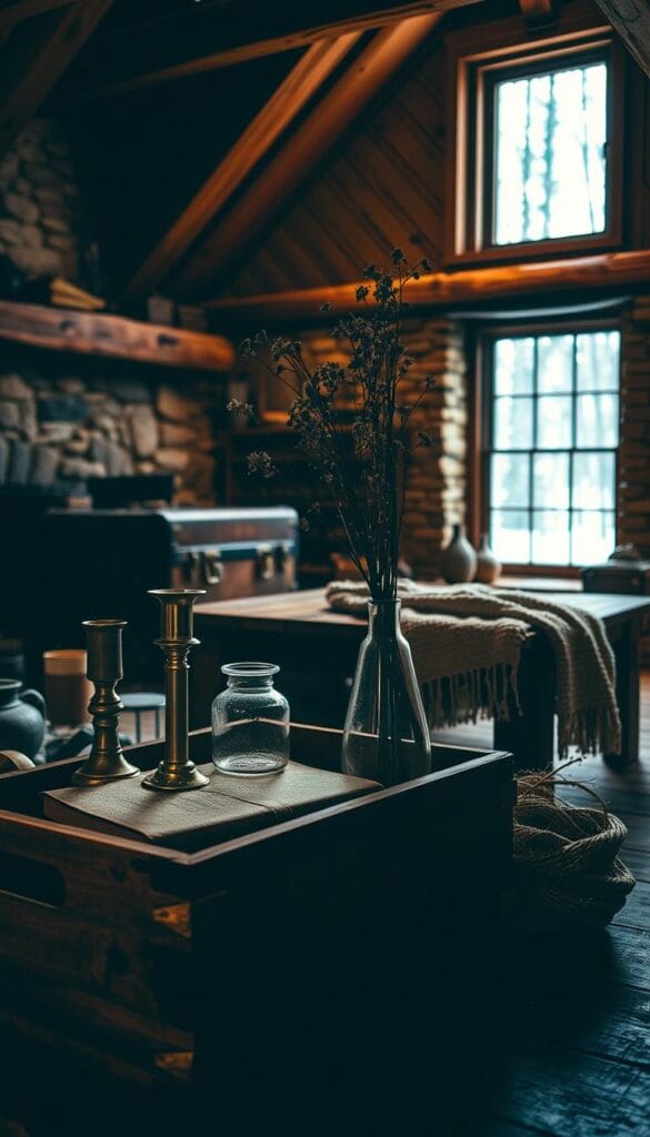 vintage items for cozy cabin decor inspiration