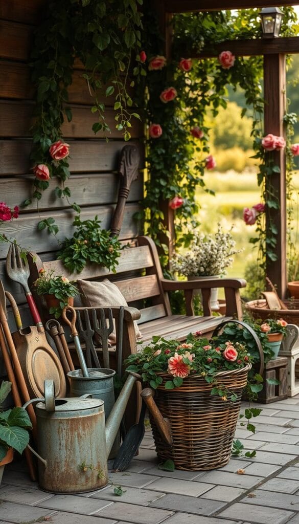 vintage outdoor elements decor