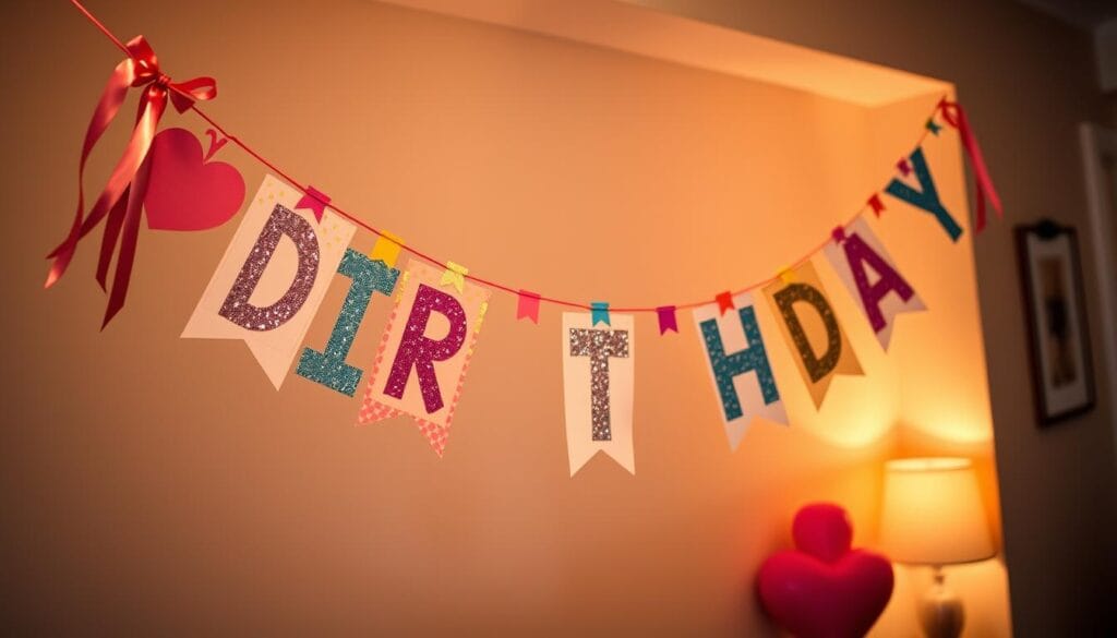 DIY birthday banner