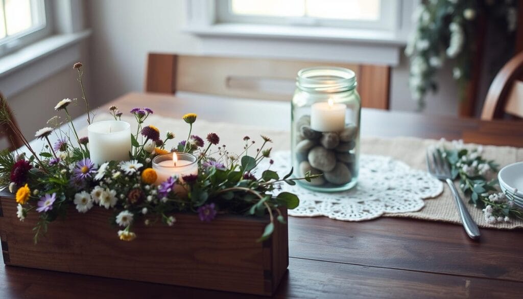 DIY centerpieces