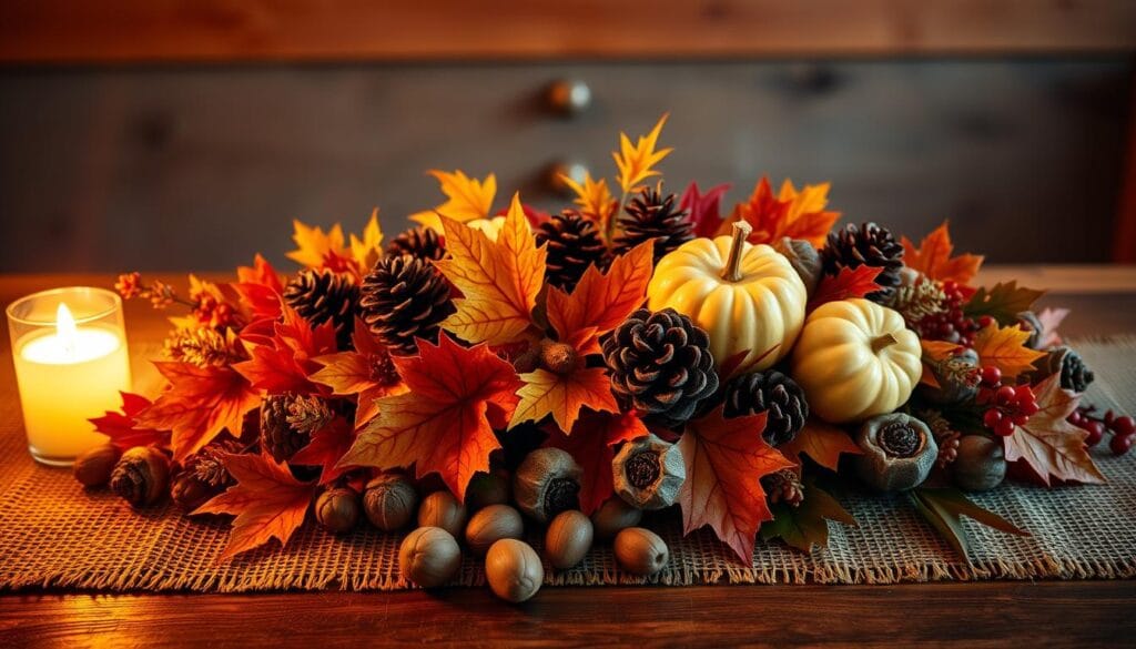 DIY fall centerpiece