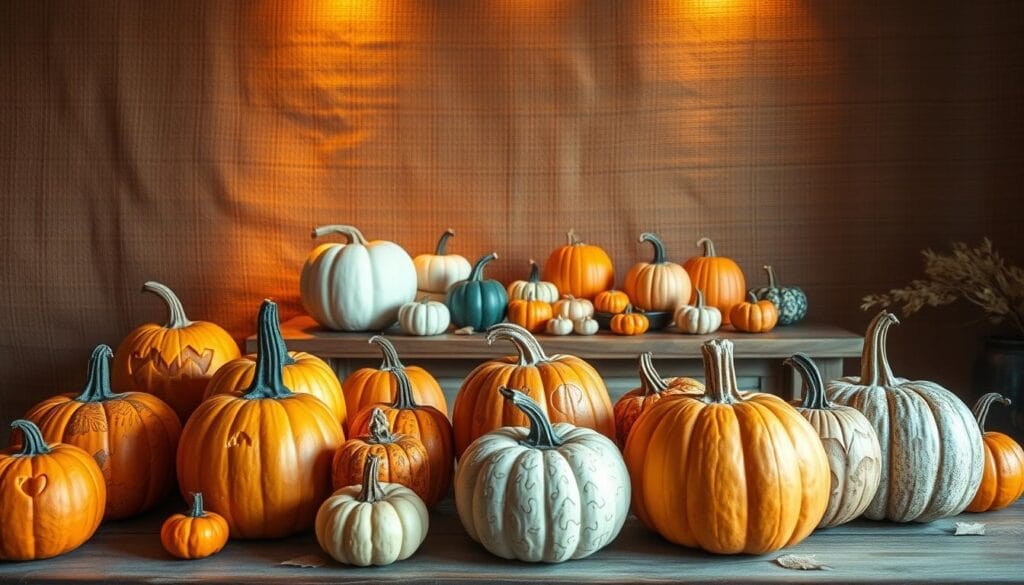DIY fall decorations with pumpkins