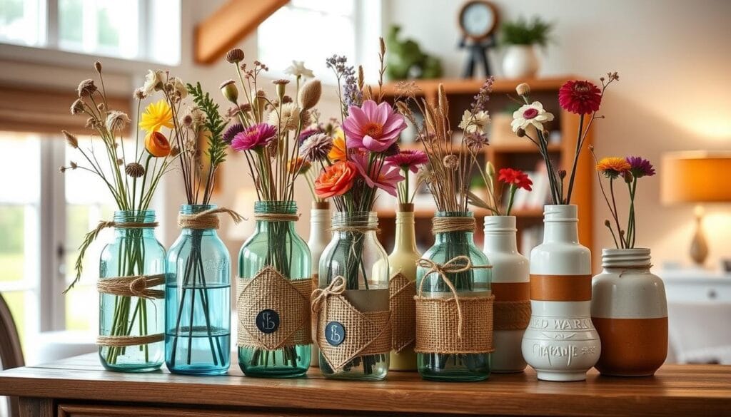 DIY flower vases