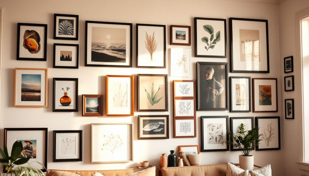 DIY gallery wall