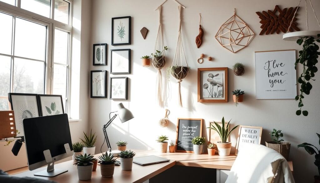 DIY home office decorations