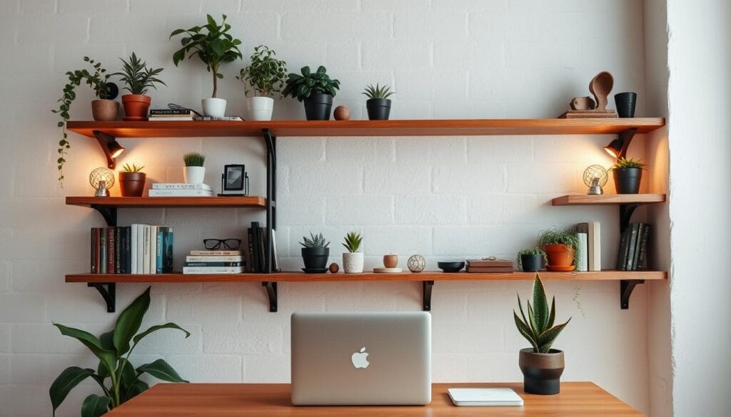 DIY home office shelving ideas