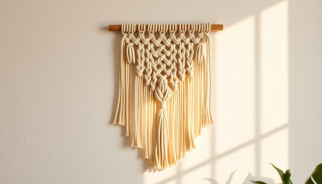 DIY macramé wall hangings