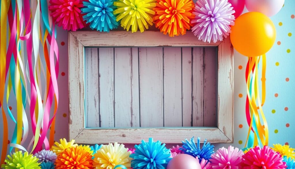 DIY photo booth background
