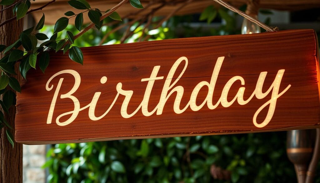 birthday sign