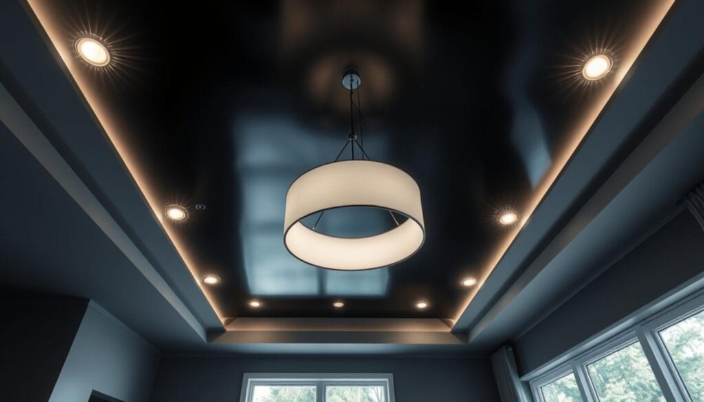 black ceilings