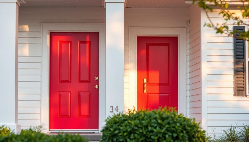 bold front door color