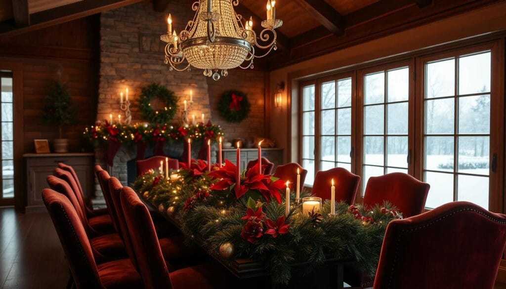 christmas dining room decorations