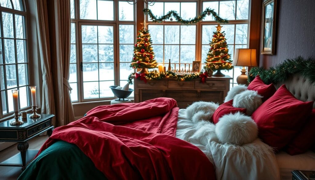 christmas home makeover bedroom