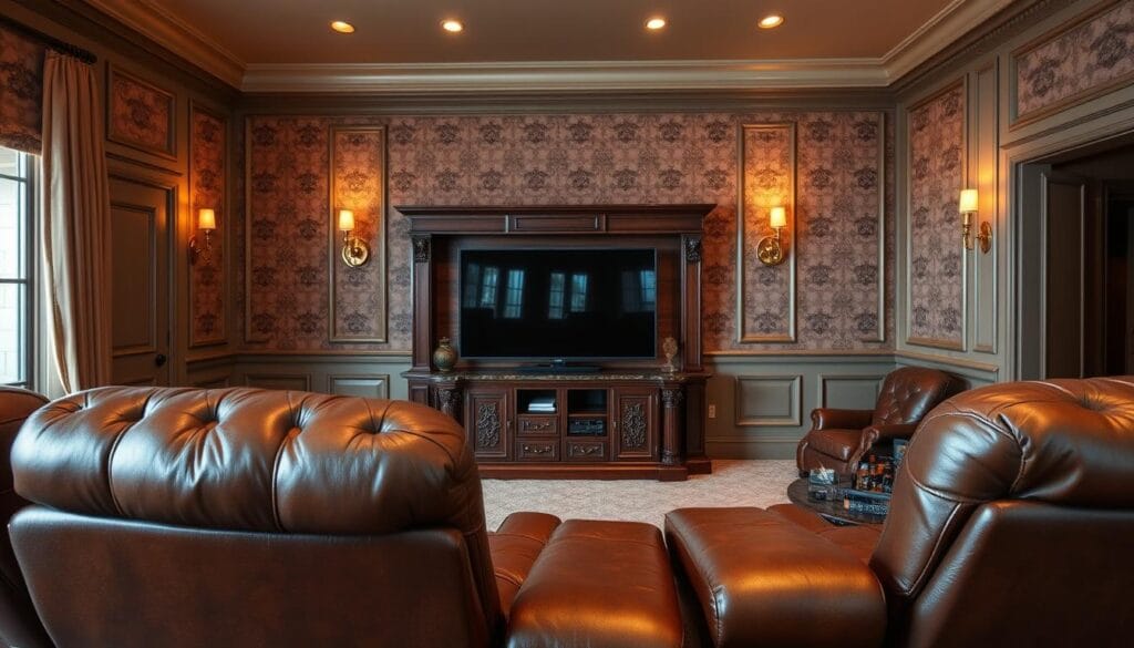 classic home theater decor