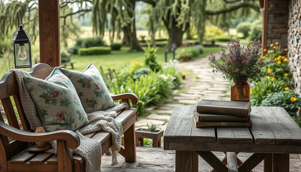 country chic outdoor decor