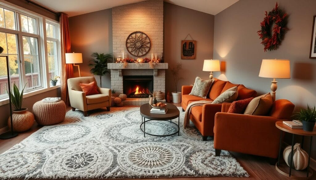 cozy fall living room