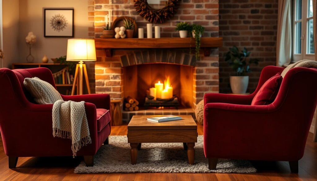 cozy seating area
