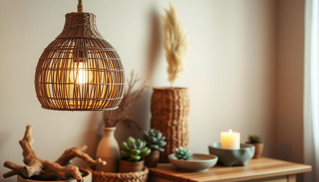 earthy home decor lighting