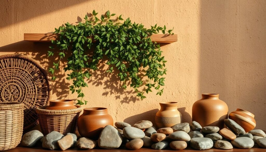 earthy home decor textures