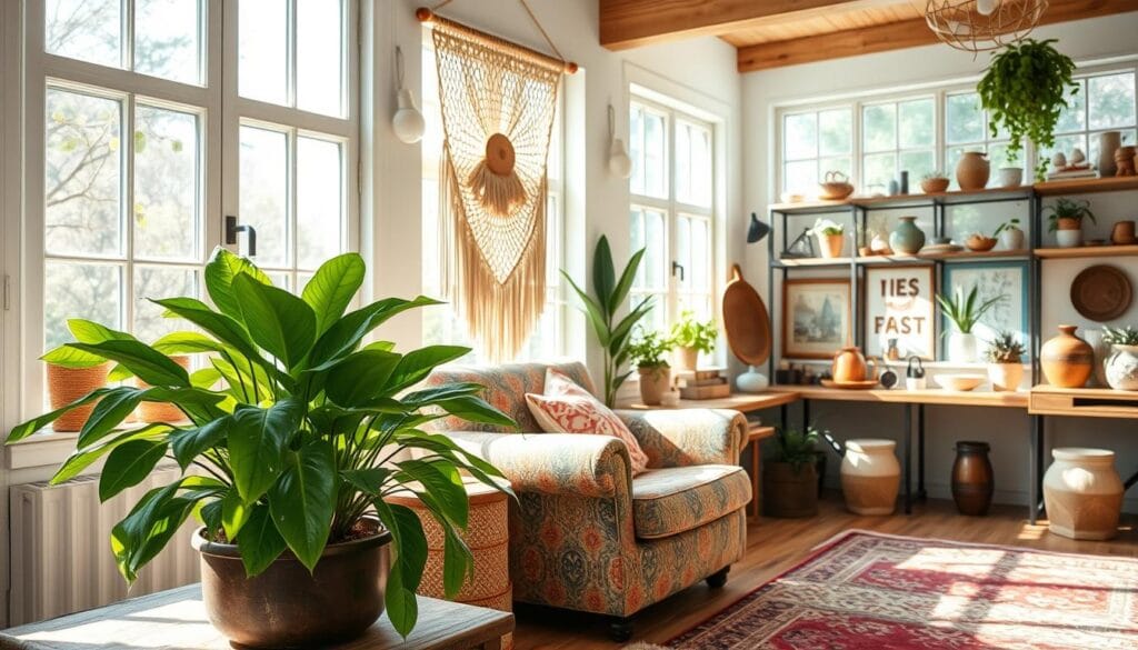 eco-friendly eclectic home decor