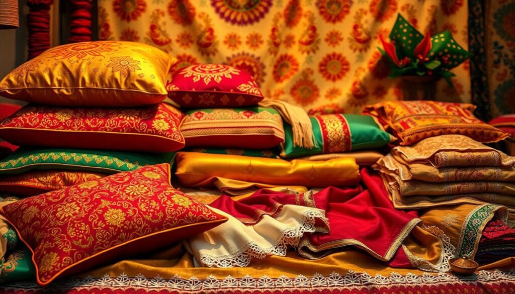festive fabrics and textiles