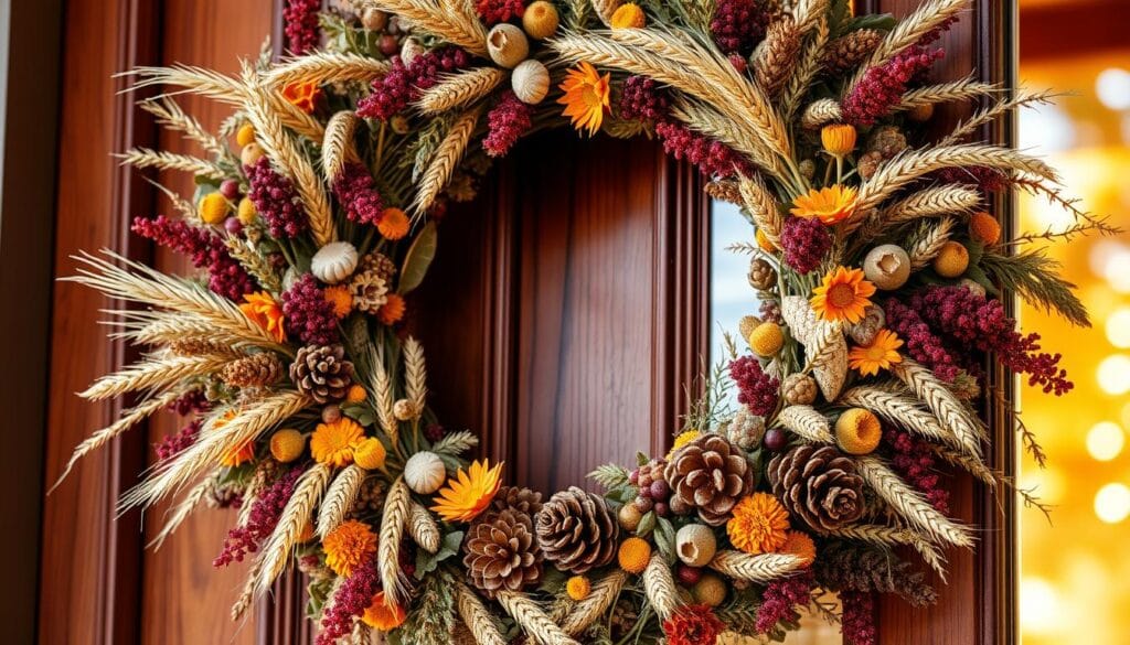 harvest-inspired wreath