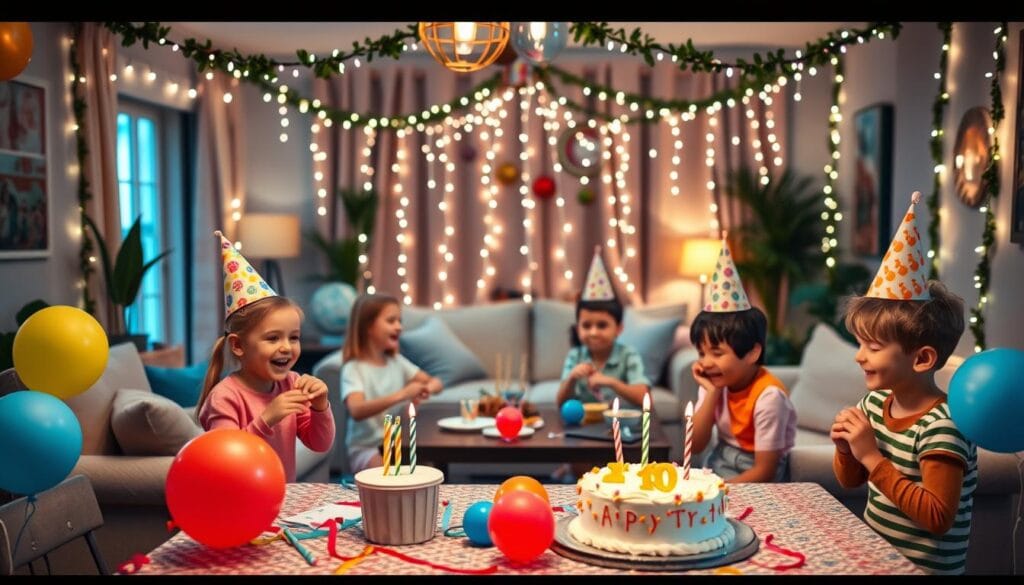 home birthday party themes