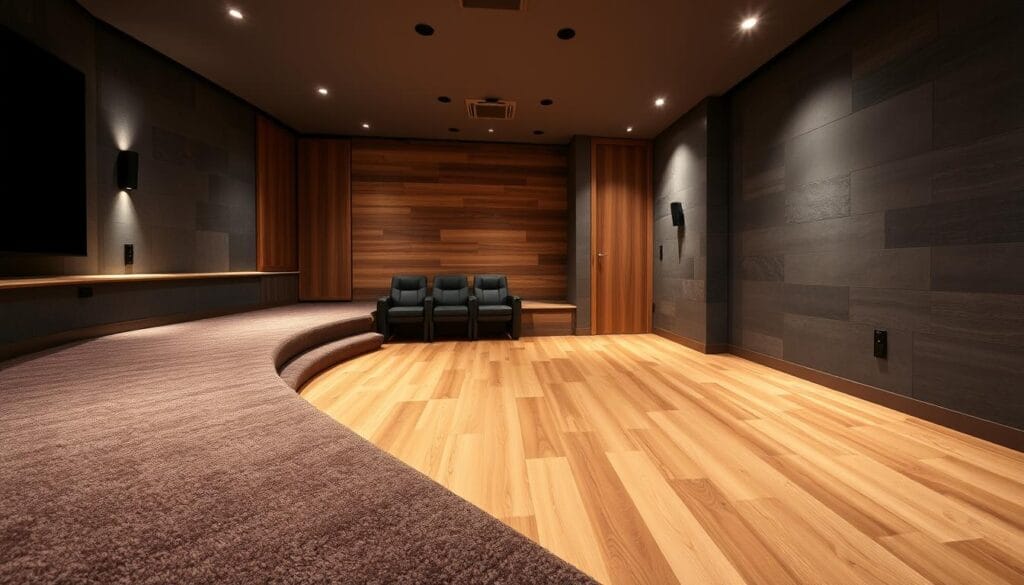 home theater flooring options