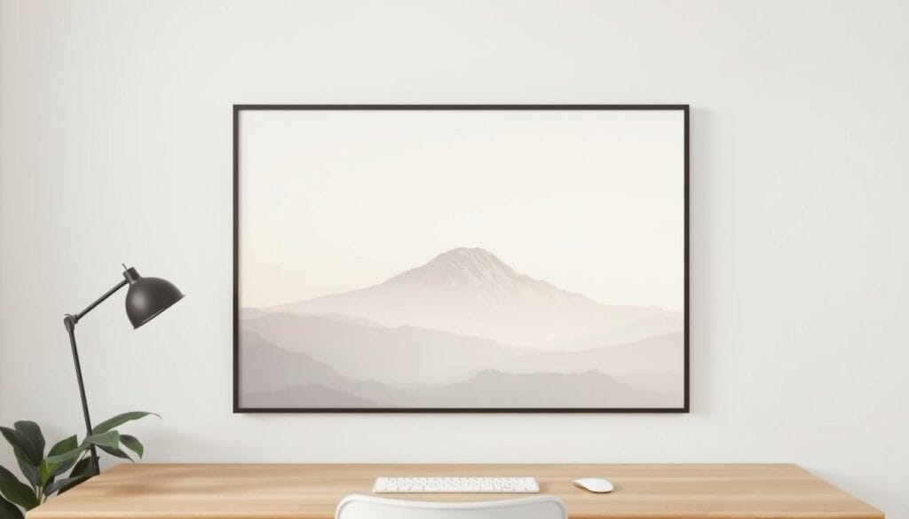 minimalist office wall art
